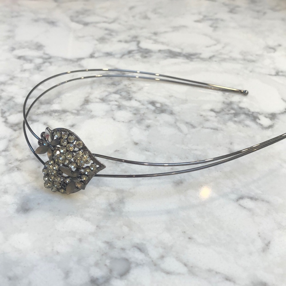 Heart Rhinestones Hair Band